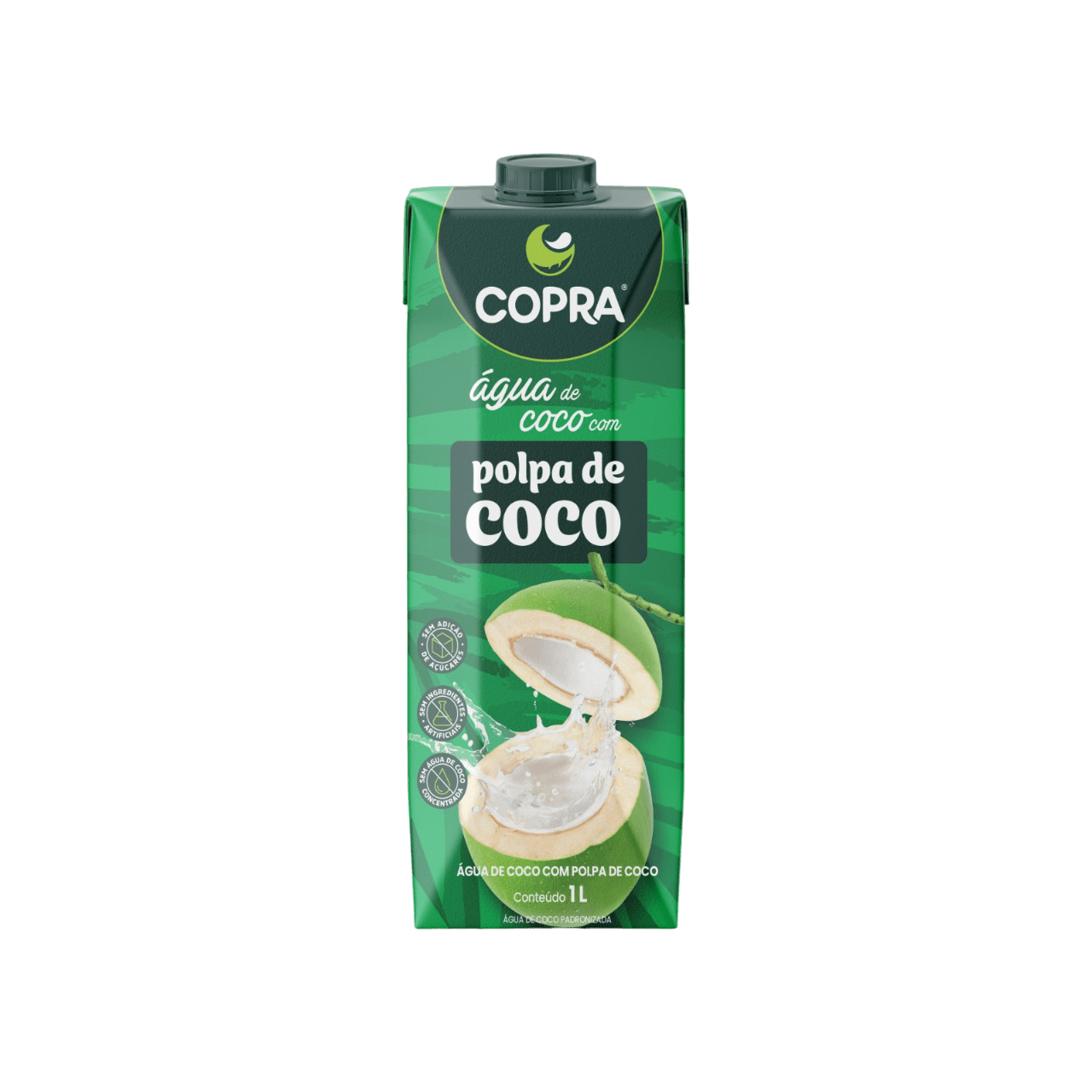 Água de Coco com Polpa de Coco