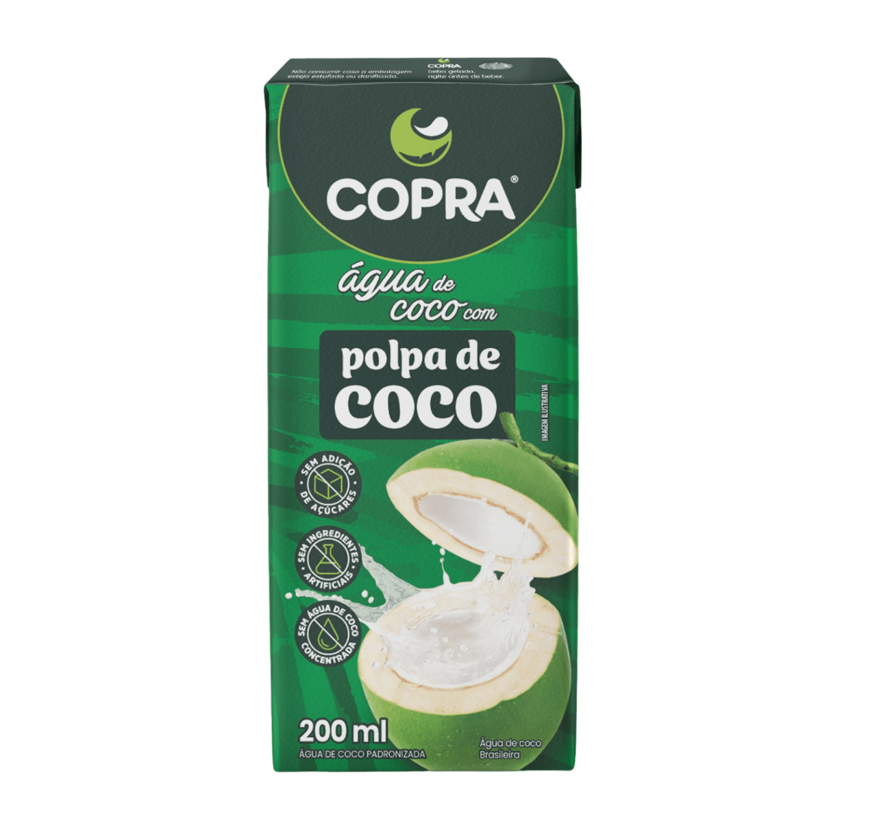 Água de Coco com Polpa de Coco